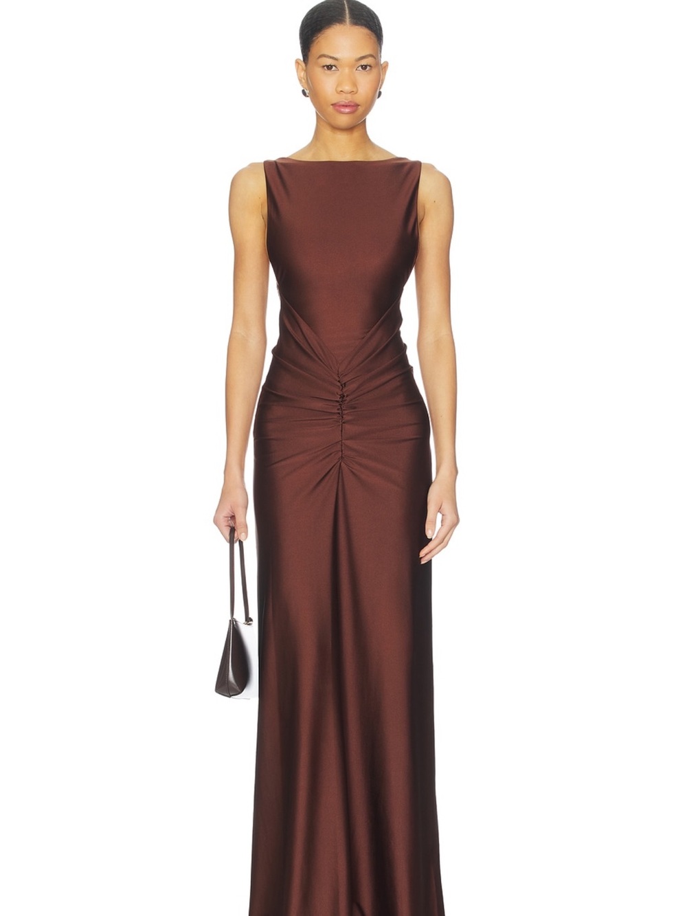 NBD Revolve Shilpa ruched gown